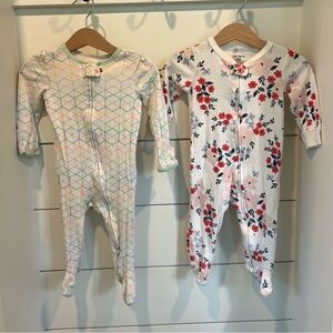 Set of 4 one piece pajamas